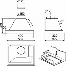 Вытяжка MIELE da 2250 ix