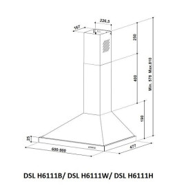 Вытяжка SCHAUB LORENZ DSL H6111B