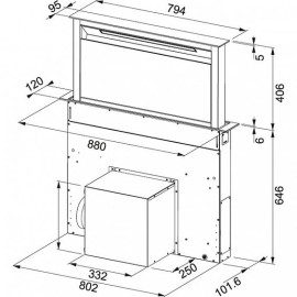 Вытяжка FRANKE 110.0260.620 FDW 908 IB XS