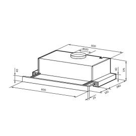 Вытяжка HOLBERG MIRAGE 600W