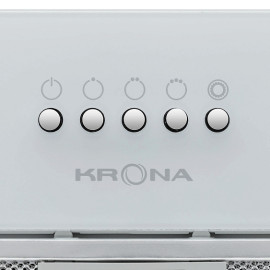 Вытяжка KRONA LUISA 600 GLASS WHITE PB