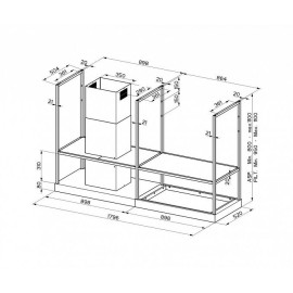 Вытяжка FABER T-SHELF EV8 BK MATT A180