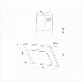 Вытяжка HEBERMANN HBKH 50.3 W