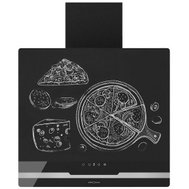 Вытяжка KRONA DOMENIKA 600 BLACK/INOX S