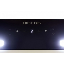 Вытяжка HIBERG VBS 6040 X (черное стекло)