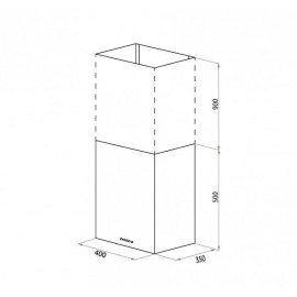 Вытяжка HOMSair PHLOX Push 40 нержавеющая сталь