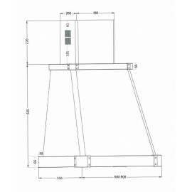 Вытяжка KUPPERSBERG v 939 ant bronze