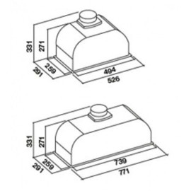 Вытяжка FALMEC BUILT-IN 70 MAX CBIN70.E4#ZZZ3460F