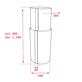 Вытяжка TEKA CC 485 BLACK-SS (40480330)