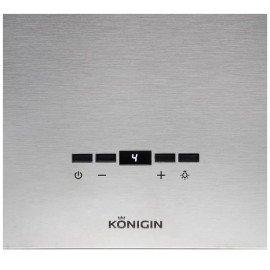 Островная вытяжка Konigin Geometry Inox/Black Glass