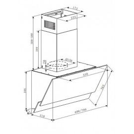 Вытяжка Maunfeld plym soft 60 черное стекло