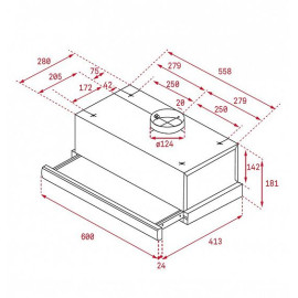 Вытяжка TEKA TL 6420 STAINLESS STEEL (40474260)