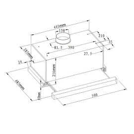 Вытяжка EVELUX Tel 50 B