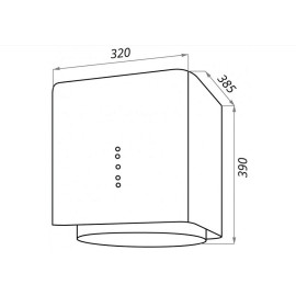 Вытяжка MAUNFELD BOX FLASH 32 белый