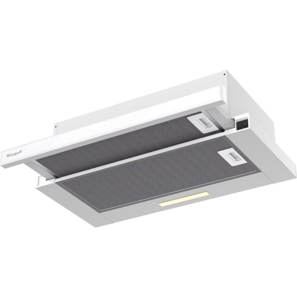 Вытяжка WEISSGAUFF Hide 600 White Glass