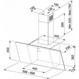 Вытяжка FRANKE FPJ 615 BK (110.0361.890) черный
