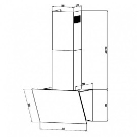 Вытяжка HEBERMANN HBKH 45.5 W
