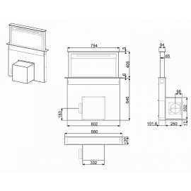 Вытяжка SMEG KDD90VXNE