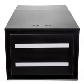 Вытяжка KONIGIN Geometry Black/Black Glass 40
