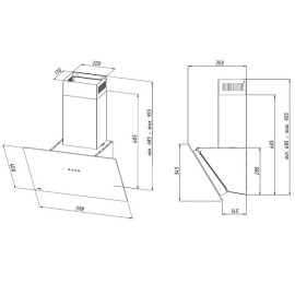 Вытяжка AKPO WK-9 Smart 60 черный
