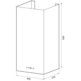 Вытяжка Krona DITA R 400 inox PB