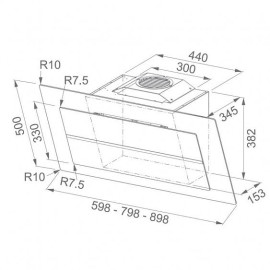 Вытяжка FRANKE 110.0338.358 FRANKE FMPL 906 WH B + угольный фильтр