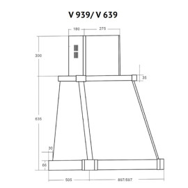 Вытяжка KUPPERSBERG V 939 ANT Silver