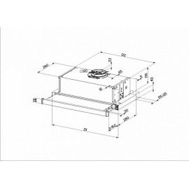 Вытяжка FABER FLEXA GLASS BK A60