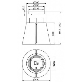 Вытяжка FABER BEAT WH MATT F45