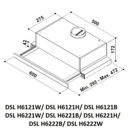 Вытяжка Smart Life DSL H6121B