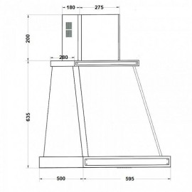 Вытяжка KUPPERSBERG T 669 W Silver