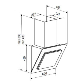 Вытяжка ZIGMUND SHTAIN K 216.61 W