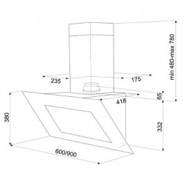 Вытяжка Teka DVT 650 black