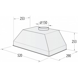 Вытяжка GORENJE BHI526E6X