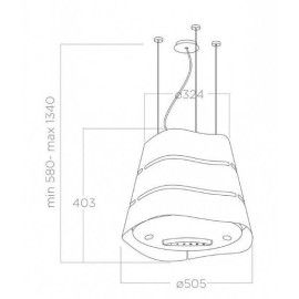 Вытяжка ELICA WAVE UX IX/F/51 (PRF0171194)