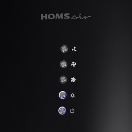 Вытяжка HOMSair ART 1050IS 35 черный (в 1 коробке)