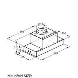 Вытяжка MAUNFELD MZR 60 белый