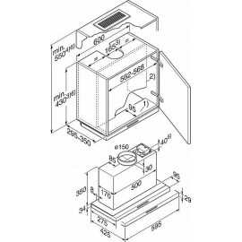 Вытяжка MIELE DA3466 EDST сталь