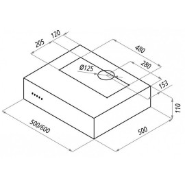 Вытяжка MAUNFELD BOX 60 нержавейка