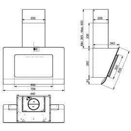 Вытяжка FABER 110.0324.928 INFINITY ACT WH A80
