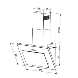 Вытяжка HOLBERG Delta 500W