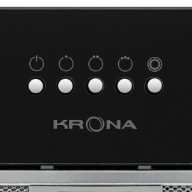 Вытяжка KRONA LUISA 600 GLASS BLACK PB
