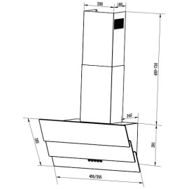 Вытяжка PYRAMIDA NB H 60 M WH