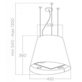 Вытяжка ELICA JUNO URBAN ZINC/F/50 (PRF0147730B)
