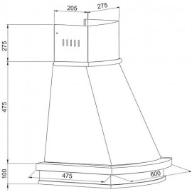 Вытяжка KORTING KHC 6730 RB