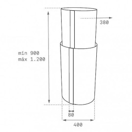 Вытяжка TEKA CC 480 STAINLESS STEEL (40480320)
