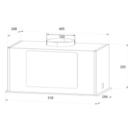 Вытяжка HOLBERG Bin 600TW