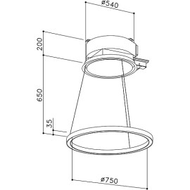 Вытяжка SIRIUS SLT 973 HALO