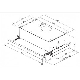 Вытяжка INDESIT INT 62HR WH