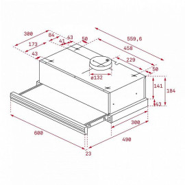 Вытяжка TEKA CNL 6415 BK чёрная (40436812)